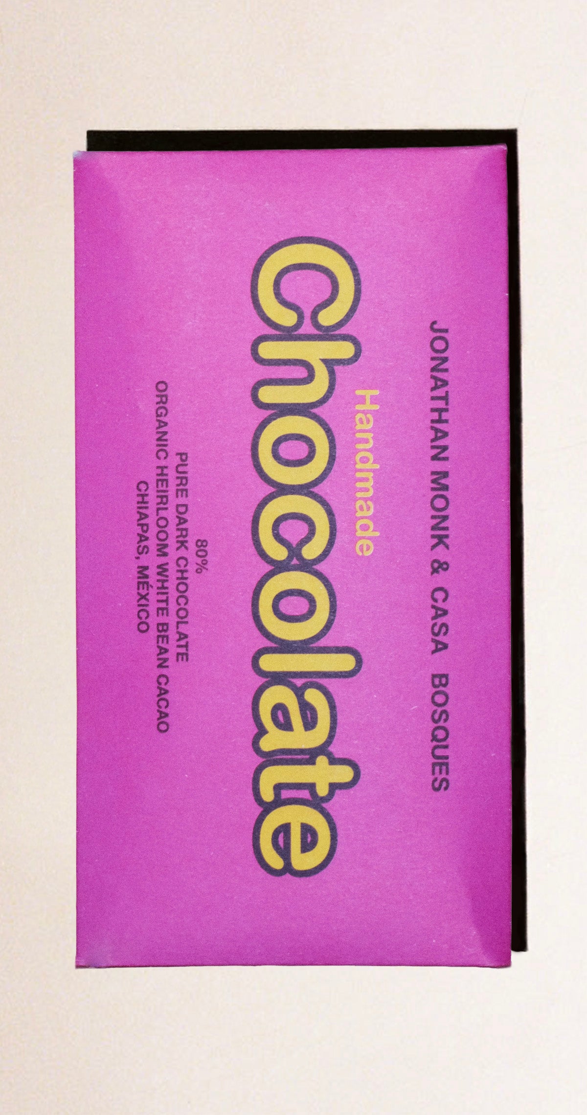 JONATHAN MONK - DARK CHOCOLATE – Casa Bosques Chocolate