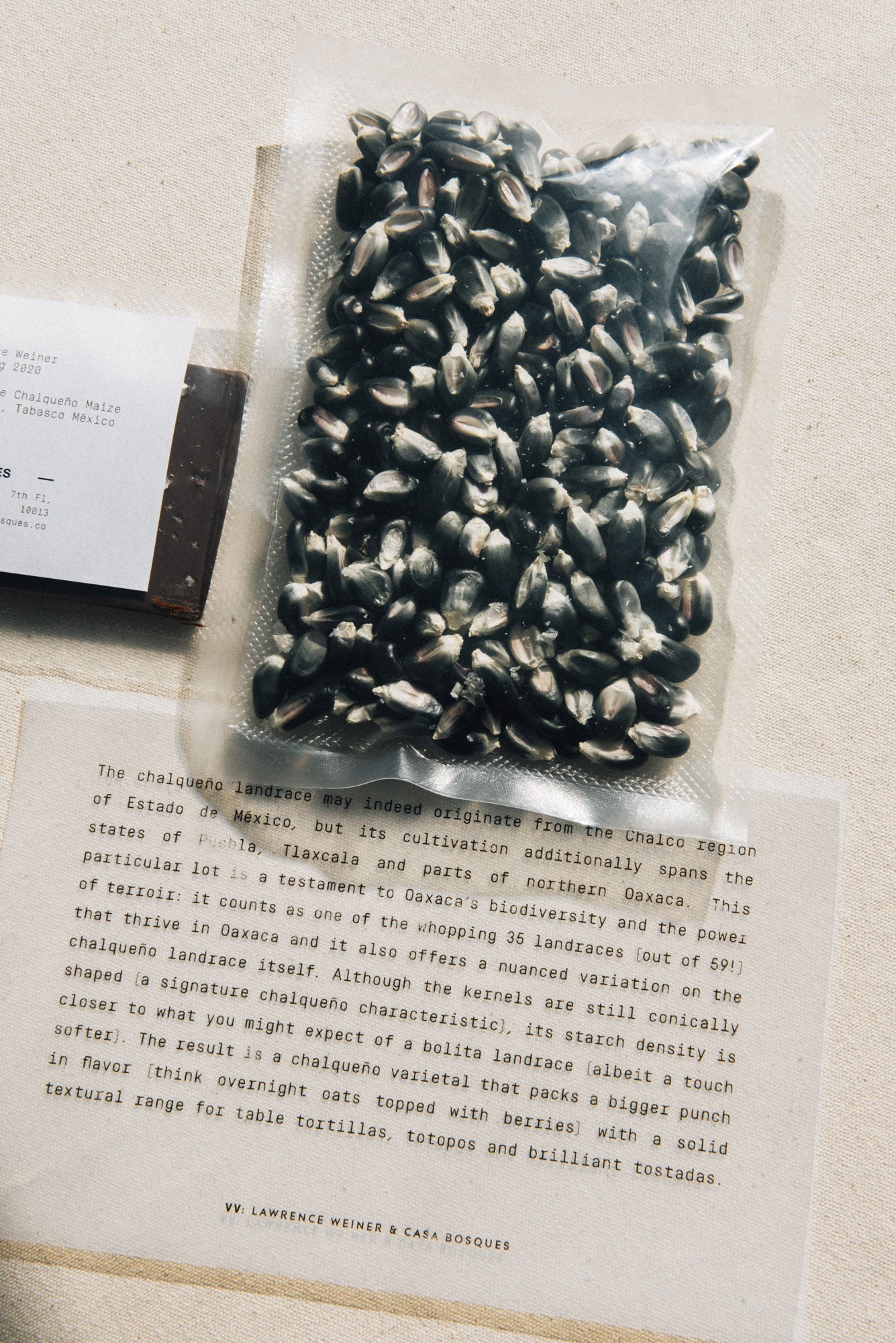 ROASTED BLUE MAIZE - LAWRENCE WEINER