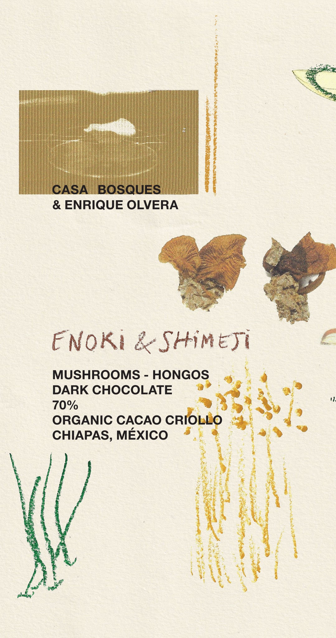ENOKI & SHIMEJI MUSHROOMS - ENRIQUE OLVERA